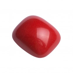 SYNTHETIC CORAL CUSHION CABOCHON SPECIAL CUT