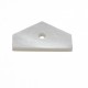 MOTHER OF PEARL WHITE ARROW FLAT WITH HOLE SPECIAL CUT 