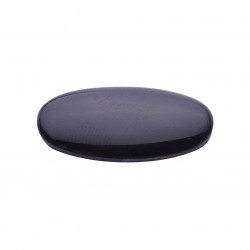 SYNTHETIC BLACK ONYX BAGUETTE CABOCHON ROUND CORNER SPECIAL CUT