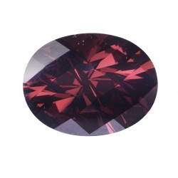 CUBIC ZIRCONIA PINK TOURMALINE SPECIAL CUT OVAL 