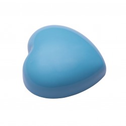 SYNTHETIC TURQUOISE HEART CABOCHON 