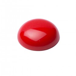 SYNTHETIC CORAL ROUND CABOCHON