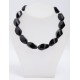 BLACK AGATE STRING TWISTER 4 FACES 22X30mm