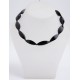 BLACK AGATE STRING 4FACES 30X10mm