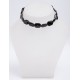 BLACK AGATE STRING 4 FACES RECTAGULAR PUFFY 18X13mm