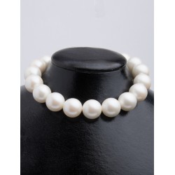 SHELL PEARL N.201 COLOR WHITE STRING ROUND 20mm