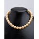 SHELL PEARL N.204 COLOR PEACH LIGHT STRING ROUND 12 mm