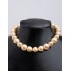 SHELL PEARL N.204 COLOR PEACH LIGHT STRING ROUND 14mm