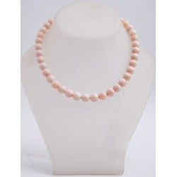 MOMO DYED CORAL FACET BEADS 10mm STRING 40cm