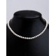 FRESH WATER PEARL WHITE ROUND BEADS 5,5-6mm STRING 40cm
