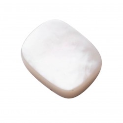 MOTHER OF PEARL WHITE CUSHION CABOCHON SPECIAL CUT