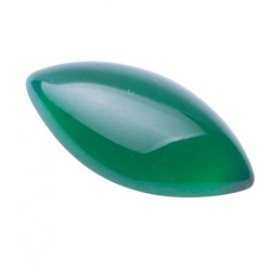 GREEN AGATE MARQUISE CABOCHON 