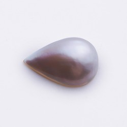 MABE PEARL WHITE PEAR CABOCHON