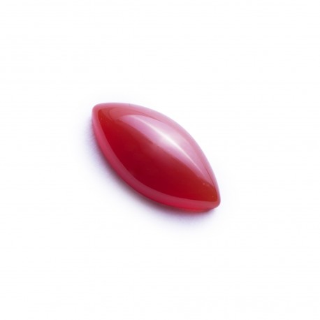 RED AGATE MARQUISE CABOCHON