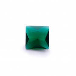 GREEN GLASS 68 SQUARE FACET