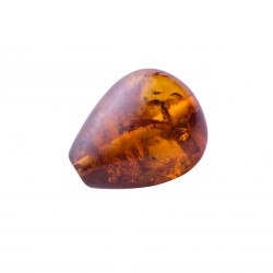 PRESSED AMBER DROP WITH HOLE SPECIAL CUT