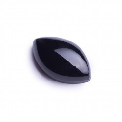 BLACK AGATE MARQUISE CABOCHON
