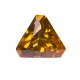 CUBIC ZIRCONIA YELLOW TRIANGLE CUT FACET SPECIAL CUT