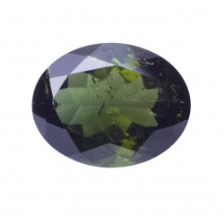 SYNTHETIC GREEN TOURMALINE OVAL FACET
