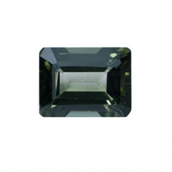 SYNTHETIC GREEN TOURMALINE OCTAGON FACET