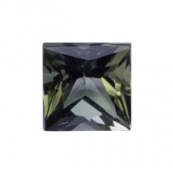 SYNTHETIC GREEN TOURMALINE SQUARE FACET