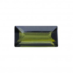 SYNTHETIC GREEN TOURMALINE BAGUETEE FACET