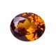 SYNTHETIC YELLOW TOPAZ OVAL FACET