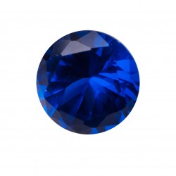 SYNTHETIC BLUE SPINEL ROUND FACET