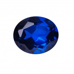 SYNTHETIC BLUE SPINEL OVAL FACET 