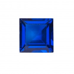 SYNTHETIC BLUE SPINEL SQUARE FACET