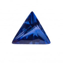 SYNTHETIC BLUE SPINEL TRIANGLE FACET SPECIAL CUT 
