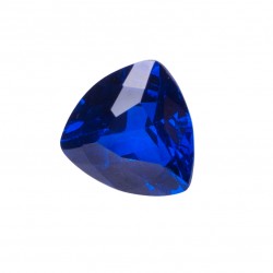 SYNTHETIC BLUE SPINEL TRILLION FACET SPECIAL CUT 