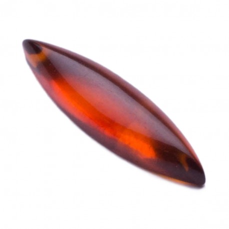 AMBER ΝΑΤURAL MARQUISE CABOCHON