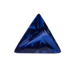 SYNTHETIC BLUE SAPPHIRE TRIANGLE FACET