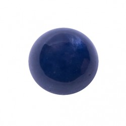 SYNTHETIC BLUE SAPPHIRE ROUND CABOCHON 