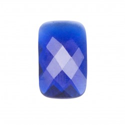 GLASS COLOR N.37 DARK BLUE CUSHION BRIOLITE