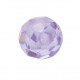 CUBIC ZIRCONIA AMETHYST FACET BALL (WITH HOLE 0.8mm)