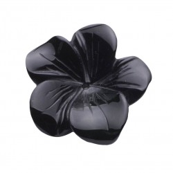 BLACK AGATE FLOWER