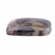  MOTHER OF PEARL BLACK RECOMPOSE CUSHION CABOCHON