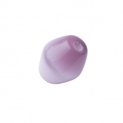 SYNTHETIC CAT'S EYE COLOR N.23 PURPLE LIGHT BEAD RICE 