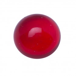 CRYSTAL COLOR NO.840 RED POLISHED ROUND CABOCHON 