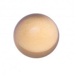 CRYSTAL COLOR NO. WL0008 YELLOW POLISHED ROUND CABOCHON