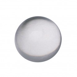 CRYSTAL COLOR NO.5 WHITE POLISHED ROUND CABOCHON