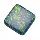 SYNTHETIC OPAL 513 GREEN SQUARE SPECIAL CUT
